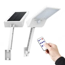 45 &deg; angle lighting 90 &deg; angle wall washing light Solar remote