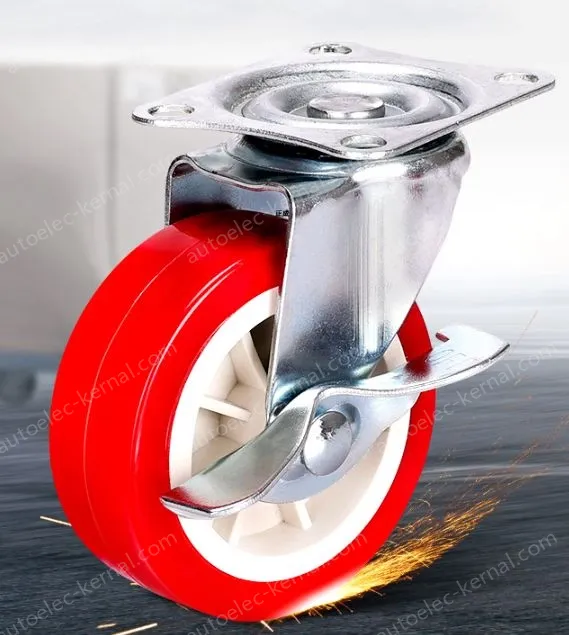 Furniture wheels 2-inch universal brakes