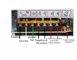 AC 220V to DC transformer 5V 10A 50w