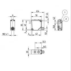 P1PY108 Laser Distance Sensor Time of Flight