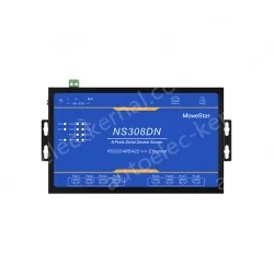 Industrial-grade Modbus gateway 8-port wall-mounted serial server