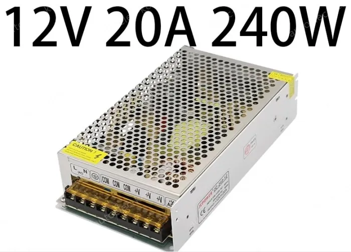 DC switching power supply, LED light strip light box monitoring special transformer 12V 20A 240W
