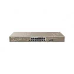 16GE+2SFP Ethernet Switch With 16-Port PoE