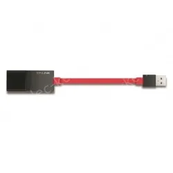 USB 2.0 to 100M Ethernet adapter Red