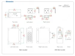 UOTEK 100M 8-Port unmanaged Ethernet Switch