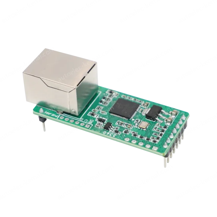 Low-cost serial-to-Ethernet module