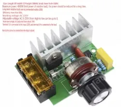 220V high-power thyristor electronic voltage regulator Maximum power: 4000W Without enclosure