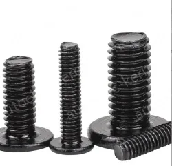Carbon steel thin head screws M6*14*12