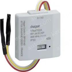 Binary 2 inputs device flush mounted battery powered KNX RF