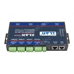 4 RS232 serial ports and 4 RS422/485 serial ports Serial Device Server