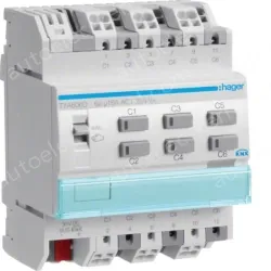 Output module 6x 16A (C)/230V~, KNX