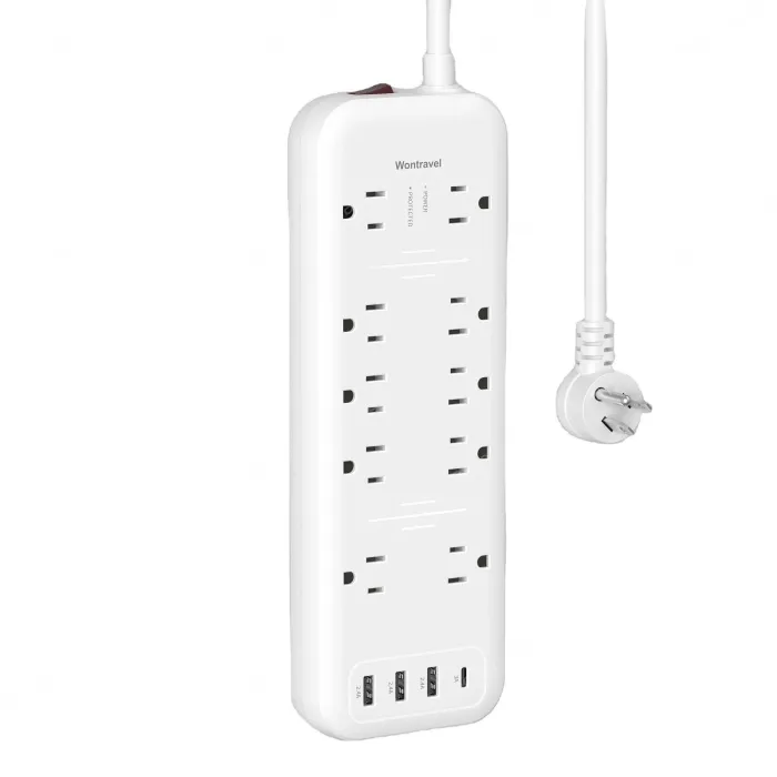New 10 AC Outlets Surege Protector Power Strip