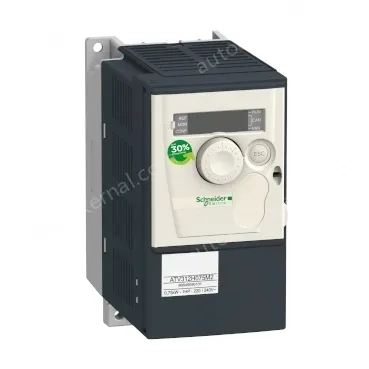 ATV312H075M2 Variable speed drive, ATV312, 0.75kW, 1hp, 170..264V, 1 phase supply, 4.8A, CANopen, Modbus