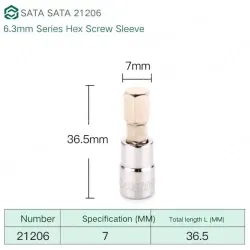 Xiaofei 7mm with a total length of 36.5mm-21206