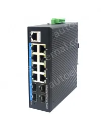 8-port 10/100/1000BASE-TX+4G SFP Managed Industrial PoE Switch
