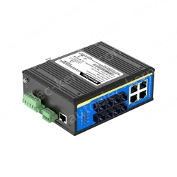 [100 Gigabit 4 Optical 4 Electrical] Ring Network Management Industrial Switch