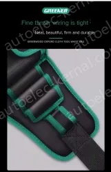 The waist bag can hold a mobile phone with a thickened flip cover