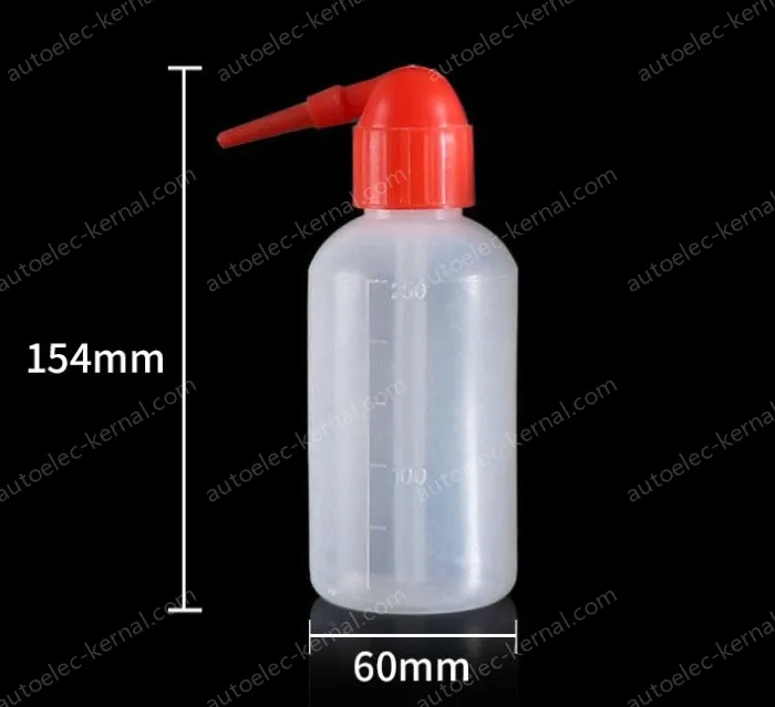 Plastic washing bottles 250ml (Red Head)
