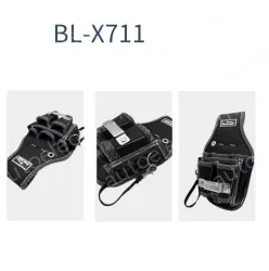 Waist bag + extra-thick waist belt + metal hanging