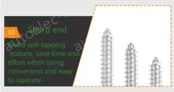 Flathead Cross M3*6.5