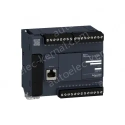 TM221C24U Logic controller, Modicon M221, 24io tr.npn