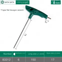 83312/6mm - Flat head