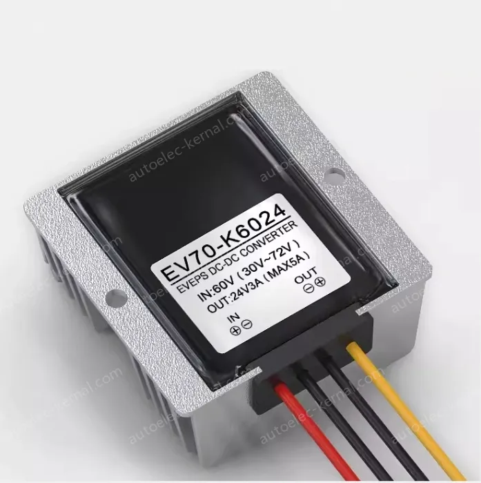 30-72V to 24V 10A DC power step-down module voltage transformer