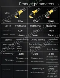 Industrial 850W side switch multi-function package