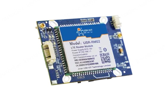 Single-network port 4G wireless router module
