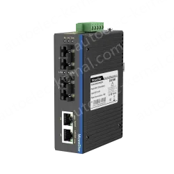 2 Ports 100M F(x) + 2 Ports 10/100M T(x) Din-Rail Unmanaged Industrial Ethernet Switch