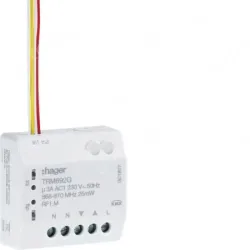 Module 1 flush mounted output 3A for shutters or blinds + 2 inputs, KNX radio