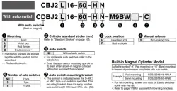 With End Lock CBJ2 Series &oslash;16