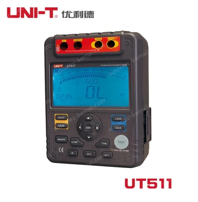 UT511 Insulation Resistance Tester Digital Megohmmeter Electrician Insulation Shake Meter