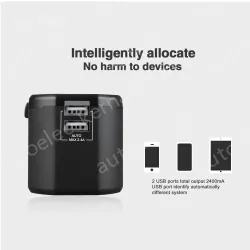 International travel adapter KRUSB-WLG3303B