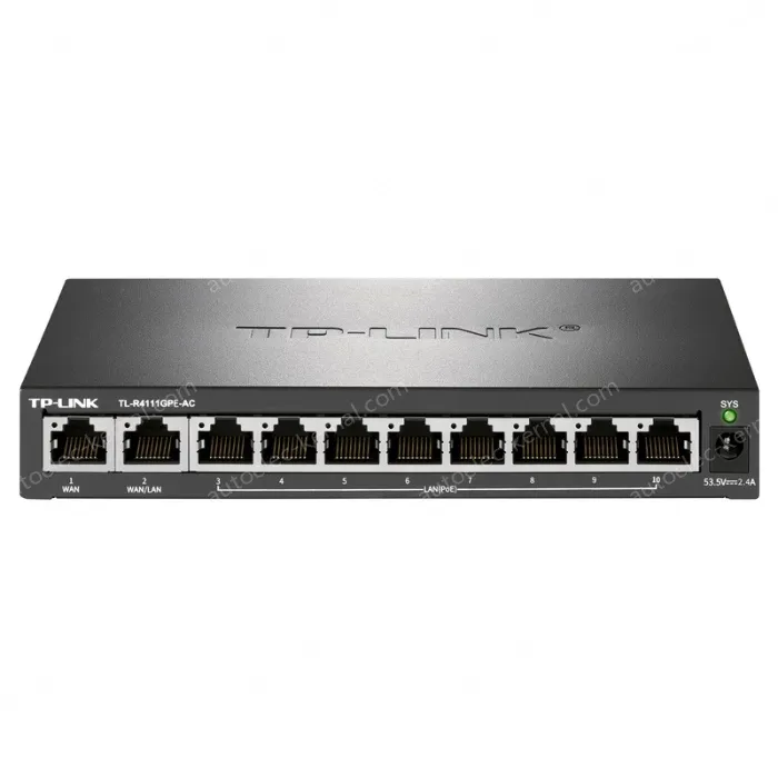 8 Gigabit PoE ports, 2 Gigabit Ethernet ports and 1 2.5G SFP port PoE&middot; AC all-in-one Gigabit router