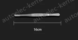 Stainless steel tweezers Straight round toe (thick) 16cm