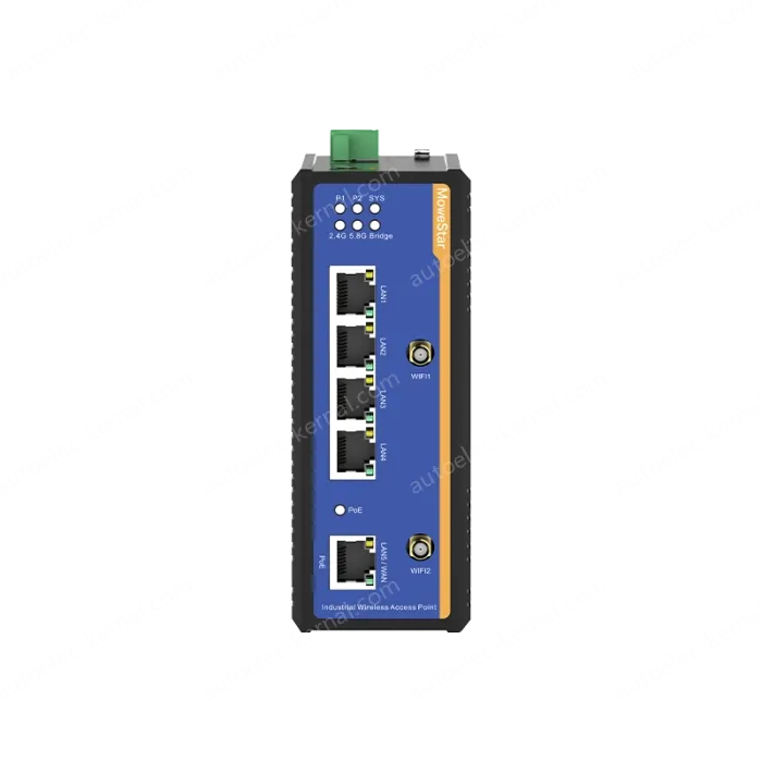 5 Ports Gigabit RJ45 Din-Rail Dual Band Wi-Fi6 Wireless Router