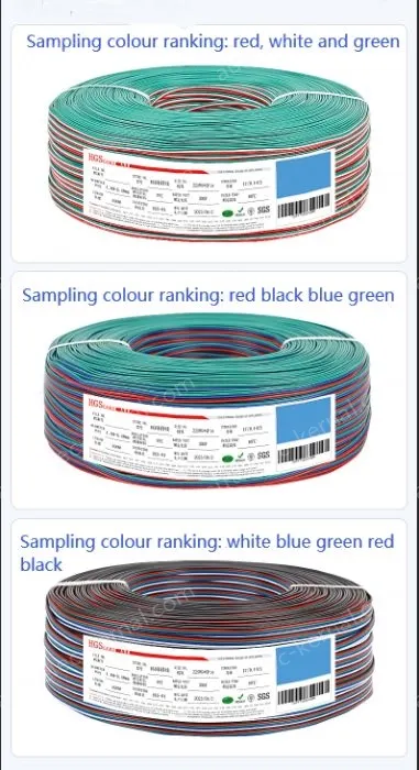 LED light connecting cable 16AWG*3 and (26/0.254TS)