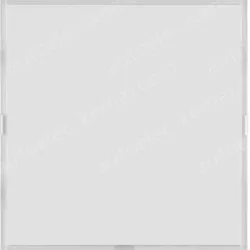 Push-button 1gang,RGB LED, int. temp. sensor, KNX - S.1/B.3/B.7, f. p.white