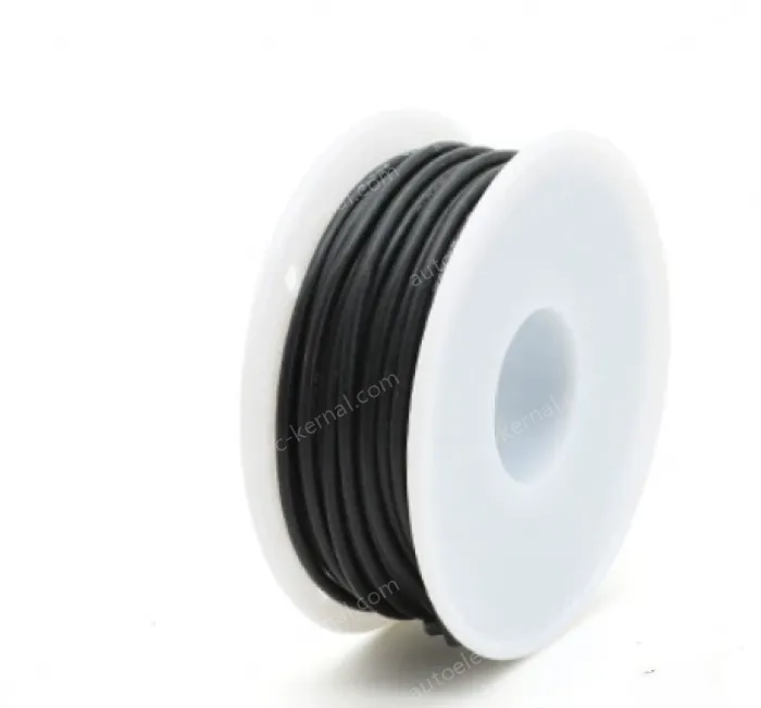 Silicone high temperature cable 28AWG Black