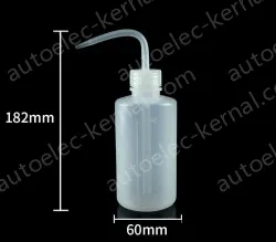 Plastic washing bottles 250ml (white)