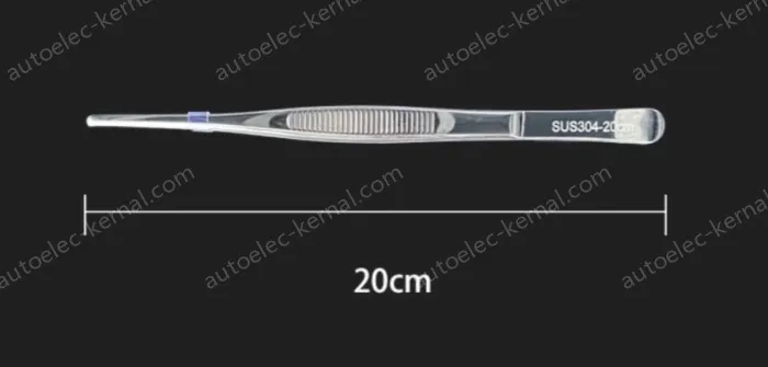 Stainless steel tweezers Straight round head (304 models) 20cm
