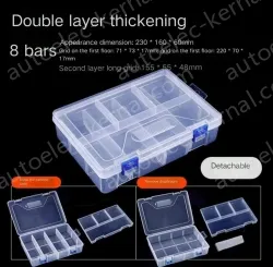 Single thickened material 8 grids double-layered