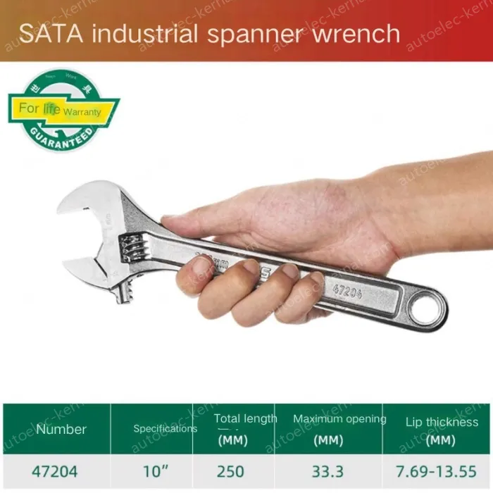 Industrial grade 10 inches, opening 33.5mm-47204