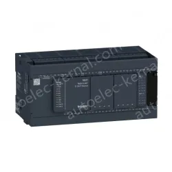 TM241C40T logic controller, Modicon M241, 40 IO, transistor, PNP