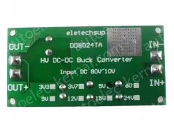 DC-DC high-voltage buck module Input DC 14~80V Output 12V With terminals