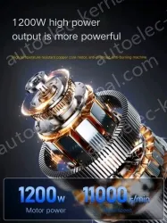 Slotted 1200W rear switch metal cutting and grinding