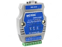 UOTEK Industrial RS-232 to RS-485/422 Converter with Isolation