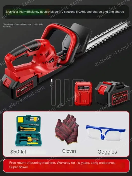 Brushless high-efficiency double-edged 10-cell 5.0Ah one battery and one charge