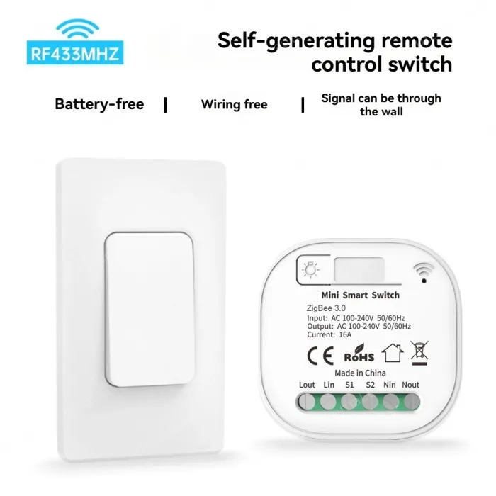 1 controller + 2 self-generating switches